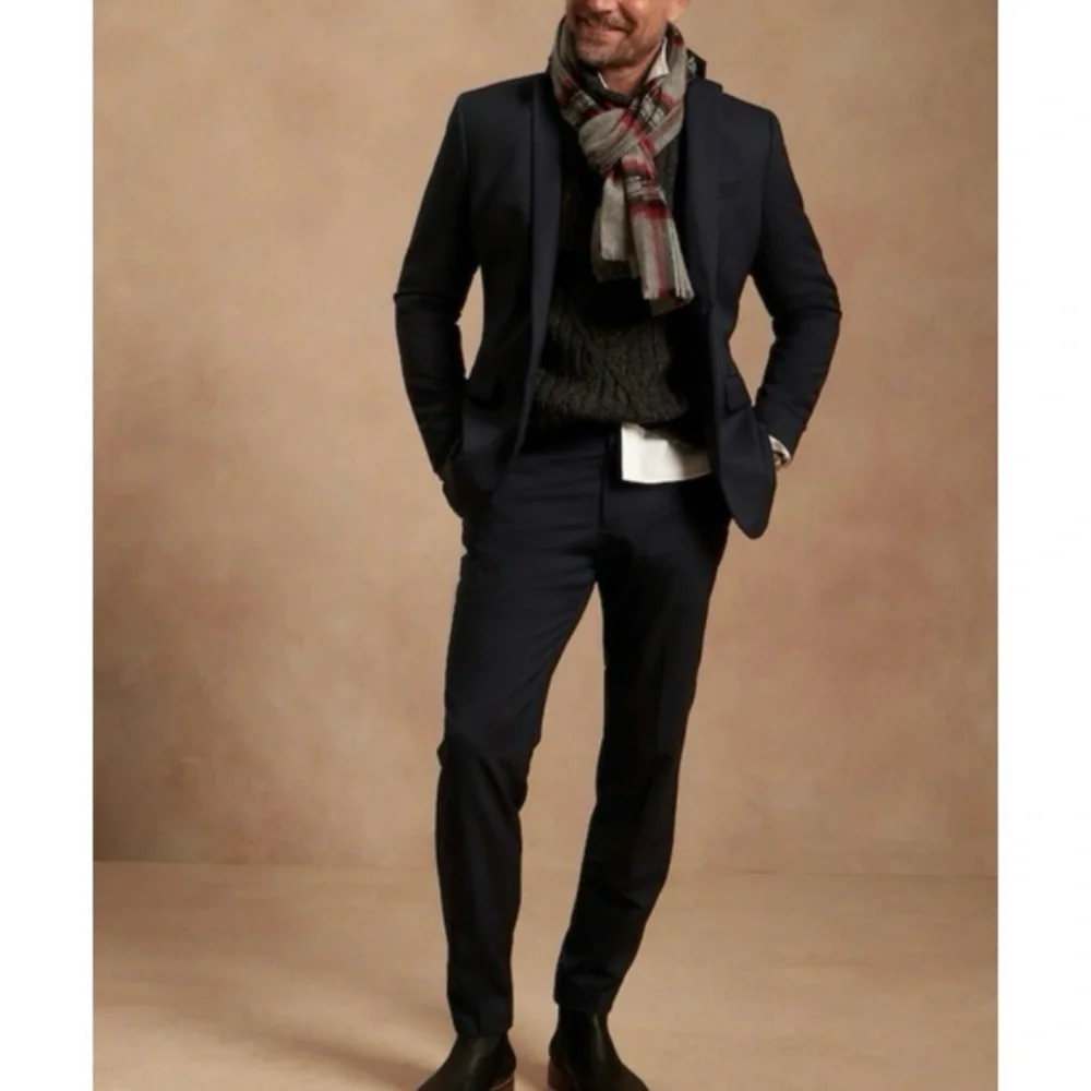 NWT Banana Republic Lanificio F.allí Cerruti Wool Suit Pants Tailored Fit 34x30